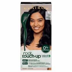 Clairol Root Touch-Up by Natural Instincts Permanent Hair Dye  2 Black Hair Color  Pack of 1
