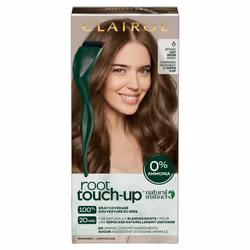 Clairol Root Touch-Up by Natural Instincts Permanent Hair Dye 6 Light Brown Hair Color Pack of 1