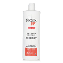 Nioxin-Density System 4 Scalp Therapy Conditioner (Colored Hair, Progressed Thinning, Color Safe-1000ml/33.8oz