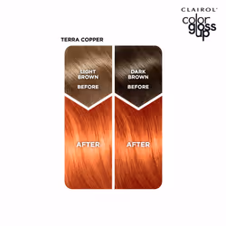 Clairol Color Gloss Up Temporary Hair Dye  Terra Copper Hair Color  Pack of 1