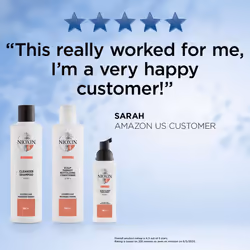 3-Part System, System 4 Coloured Hair with Progressed Thinning , Hair Thickening Treatment, Scalp Therapy, Hair & Scalp
