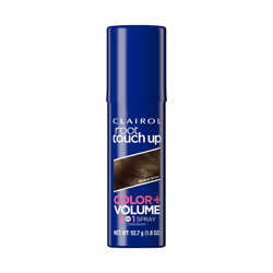 Clairol Root Touch-Up Color + Volume 2-in-1 Temporary Hair Coloring Spray  Medium Brown Hair Color  Pack of 1