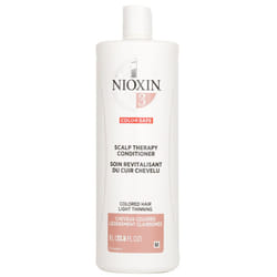 Nioxin - Density System 3 Scalp Therapy Conditioner (Colored Hair, Light Thinning, Color Safe) (Packaging Random Pick) 305387 - 1000ml/33.8oz