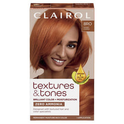 Clairol Textures & Tones Permanent Hair Dye  8RO Sunset Copper Hair Color  Pack of 1