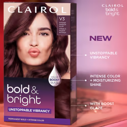 Clairol Bold & Bright Permanent Hair Dye  20 Black Licorice Hair Color  Pack of 1