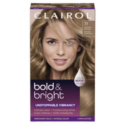 Clairol Bold & Bright Permanent Hair Dye  71 Caramel Bronde Hair Color  Pack of 1