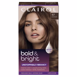 Clairol Bold & Bright Permanent Hair Dye 67 Chocolate Hair Color Pack of 1