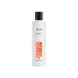 Nioxin System 4 Scalp + Hair Shampoo for Progressed Thinning Coloured Hair 300ml
