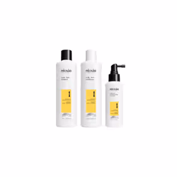 Scalp + Hair Thickening System 1 Kit - Hair Thickening System for Natural Hair with Light Thinning - Shampoo, Conditioner & S ...