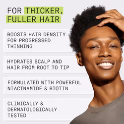 Scalp + Hair Thickening System 2 Kit - Hair Thickening System for Natural Hair with Progressed Thinning - Shampoo, Conditioner & Scalp Treatment