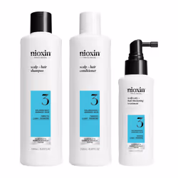 Scalp + Hair Thickening System 3 Kit - Hair Thickening System for Coloured Or Dry Damaged Hair with Light Thinning - Shampoo, ...