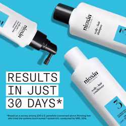 Scalp + Hair Thickening System 3 Kit - Hair Thickening System for Coloured Or Dry Damaged Hair with Light Thinning - Shampoo, Conditioner & Scalp