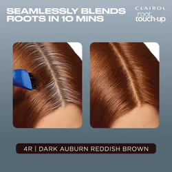 Clairol Root Touch-Up by Nice'n Easy Permanent Hair Dye  4R Dark Auburn/Reddish Brown Hair Color  2 Count