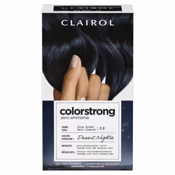 Clairol ColorStrong Permanent Zero Ammonia Hair Dye 2.8 Blue Black - Desert Nights Hair Color Pack of 1