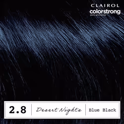 Clairol ColorStrong Permanent Zero Ammonia Hair Dye  2.8 Blue Black - Desert Nights Hair Color  Pack of 1