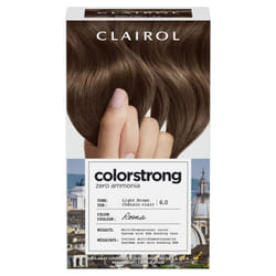Clairol ColorStrong Permanent Zero Ammonia Hair Dye  6.0 Light Brown - Roma Hair Color  Pack of 1
