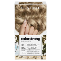 Clairol ColorStrong Permanent Zero Ammonia Hair Dye  8.1 Medium Ash Blonde - Key West Hair Color  Pack of 1