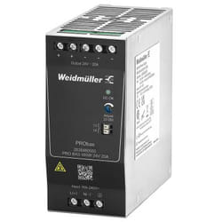 Weidmüller PRO BAS 480W 24V 20A power supply unit Black