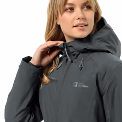 Jack Wolfskin Womens Heidelstein Insulated Waterproof Windproof Jacket - XS, Slate Green