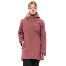 Jack Wolfskin Womens Heidelstein Insulated Waterproof Windproof Jacket - S, Red Ochre