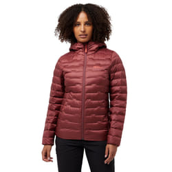 Jack Wolfskin Womens 2024 Passamani Down Water-Repellent Hooded Jacket - M, Red Ochre