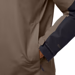 Jack Wolfskin Mens 2024 Jasper Waterproof Breathable Insulated Jacket - S, Cold Coffee
