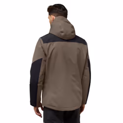 Jack Wolfskin Mens 2024 Jasper Waterproof Breathable Insulated Jacket - XL, Cold Coffee