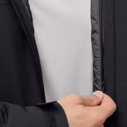 Jack Wolfskin Mens Wispers Windproof Sustainable Insulated Jacket - M, Black