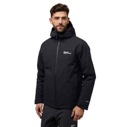 Jack Wolfskin Mens Wispers Windproof Sustainable Insulated Jacket - L, Black