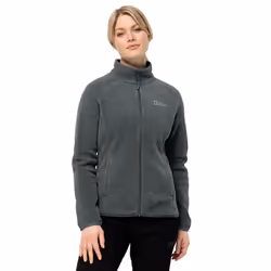 Jack Wolfskin Womens Moonrise Full Zip Warm Recycled Fleece Sweater - XS, Slate Green