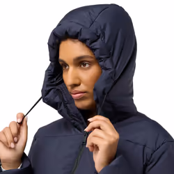 Jack Wolfskin Womens Kirschallee Water-Repellent Windproof Jacket - XS, Dark Navy