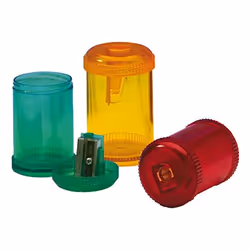 Wedo 52 430, Manual pencil sharpener, Assorted colours, Metal, Plastic, 40 mm, 40 mm, 60 mm