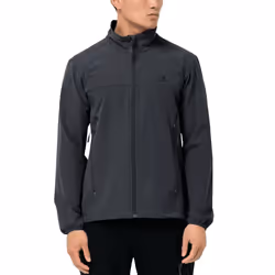 Jack Wolfskin Mens Crestview Softshell Outdoor Walking Hiking Jacket Coat - S, Phantom