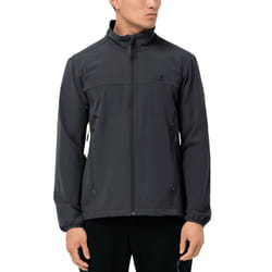 Jack Wolfskin Mens Crestview Softshell Outdoor Walking Hiking Jacket Coat - S, Phantom