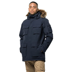 Jack Wolfskin Mens 2022 Glacier Canyon Waterproof Insulated Parka Jacket - XL, Night Blue