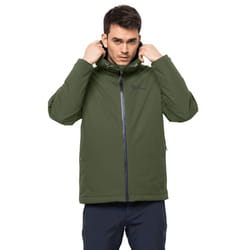 Jack Wolfskin Mens 2022 Wisper Insulated Waterproof Breathable Jacket - XL, Greenwood