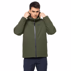 Jack Wolfskin Mens 2022 Wisper Insulated Waterproof Breathable Jacket - 2XL, Greenwood