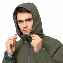 Jack Wolfskin Mens 2022 Wisper Insulated Waterproof Breathable Jacket - 2XL, Greenwood