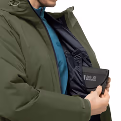 Jack Wolfskin Mens 2022 Wisper Insulated Waterproof Breathable Jacket - 2XL, Greenwood