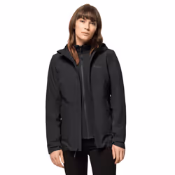 Jack Wolfskin Womens Moonrise 3 In 1 Waterproof Windproof Jacket