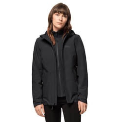 Jack Wolfskin Womens Moonrise 3 In 1 Waterproof Windproof Jacket