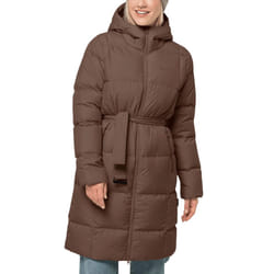 Jack Wolfskin Womens Frozen Lake Windproof Water Repellent Jacket Coat - M, Hazelnut Brown