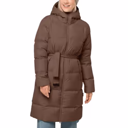 Jack Wolfskin Womens Frozen Lake Windproof Water Repellent Jacket Coat - XL, Hazelnut Brown