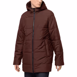Jack Wolfskin Mens North York Windproof Insulated Water Repellent Jacket Coat - S, Cordovan Red