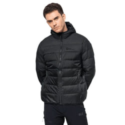 Jack Wolfskin Mens 2022 DNA Tundra Down Water Repellent Breathable Hoody Jacket - 2XL, Phantom