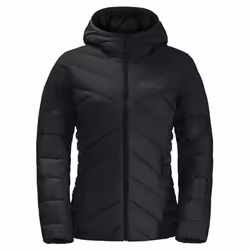 Jack Wolfskin 2023 Tundra Down Water Repellent Hoody Style Jacket - M, Black