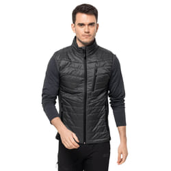 Jack Wolfskin Mens 2022 Routeburn Pro Insulated Windproof Water Repellent Gilet - L, Black