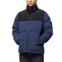 Jack Wolfskin Mens Alex Outdoor Warm Winter Padded Down Jacket Coat - S, Thunder Blue
