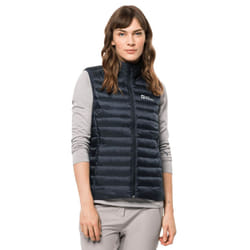 Jack Wolfskin Womens 2022 Pack And Go Down Sleeveless Waterproof Gilet - M, Night Blue