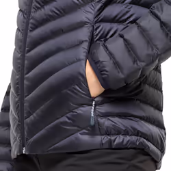 Jack Wolfskin Womens 2022 Passamani Down Recycled Windproof Hoody Jacket - M, Graphite